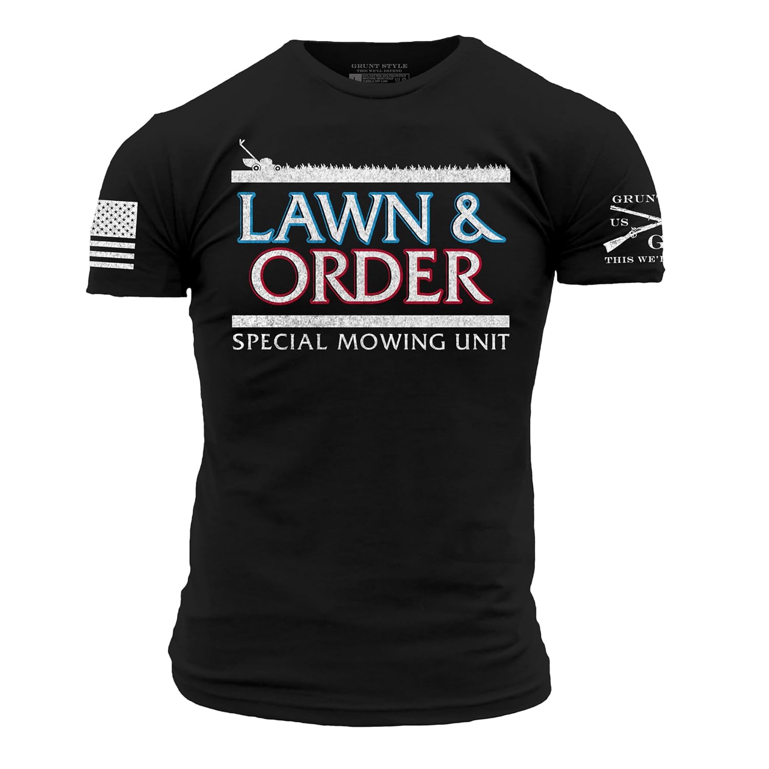 Grunt Style Lawn & Order Men’s T-Shirt