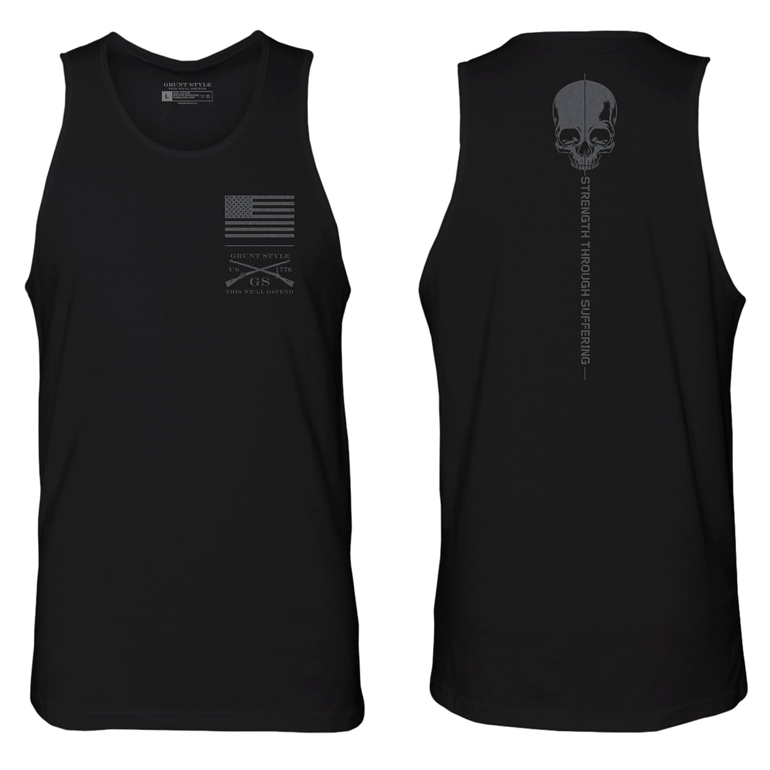 Grunt Style Strength Through Suffering Men’s Tank Top
