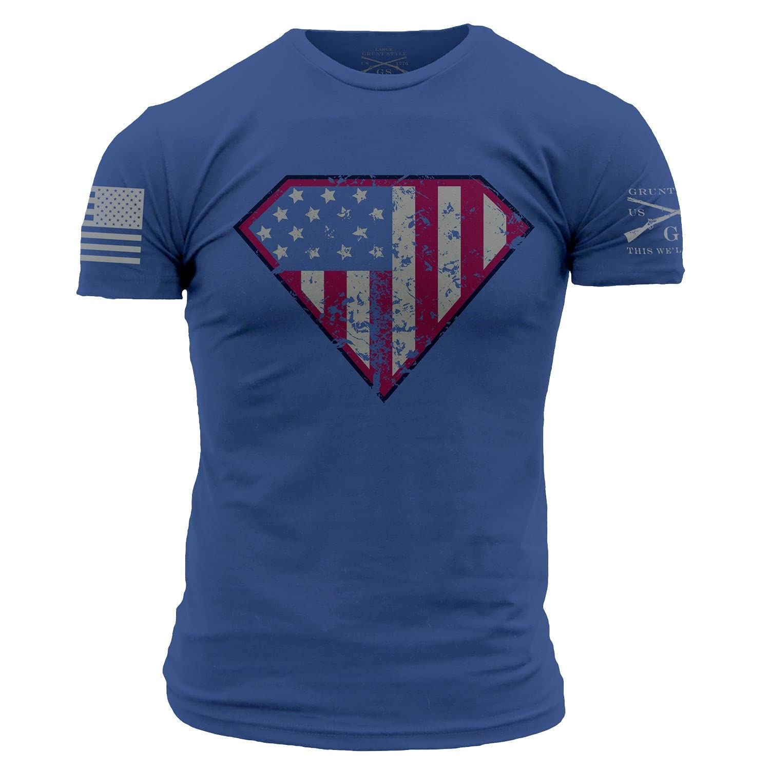Grunt Style Super Patriot Men’s T-Shirt