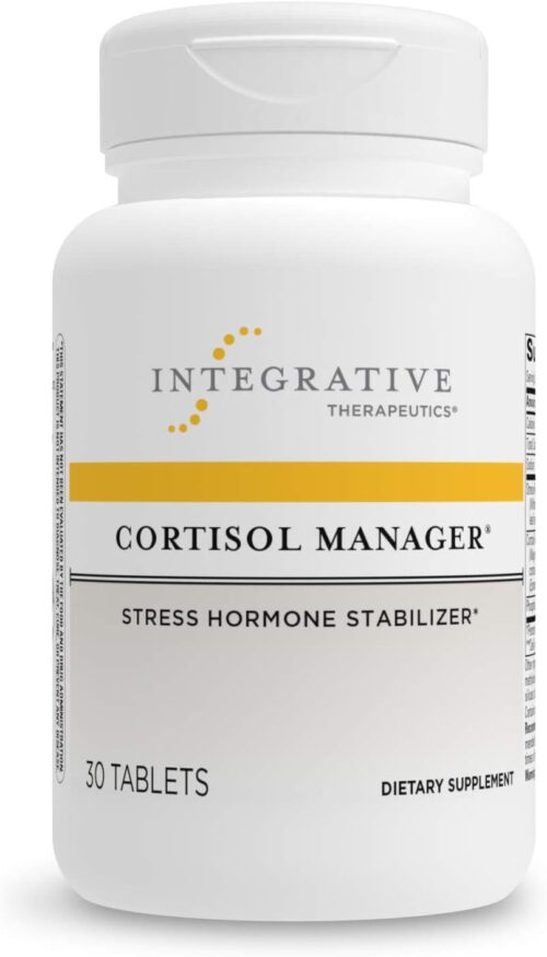 Integrative Therapeutics - Cortisol Manager - Supplement with Ashwagandha and L-Theanine - Supports Relaxation & Calm* - 30 Tablets