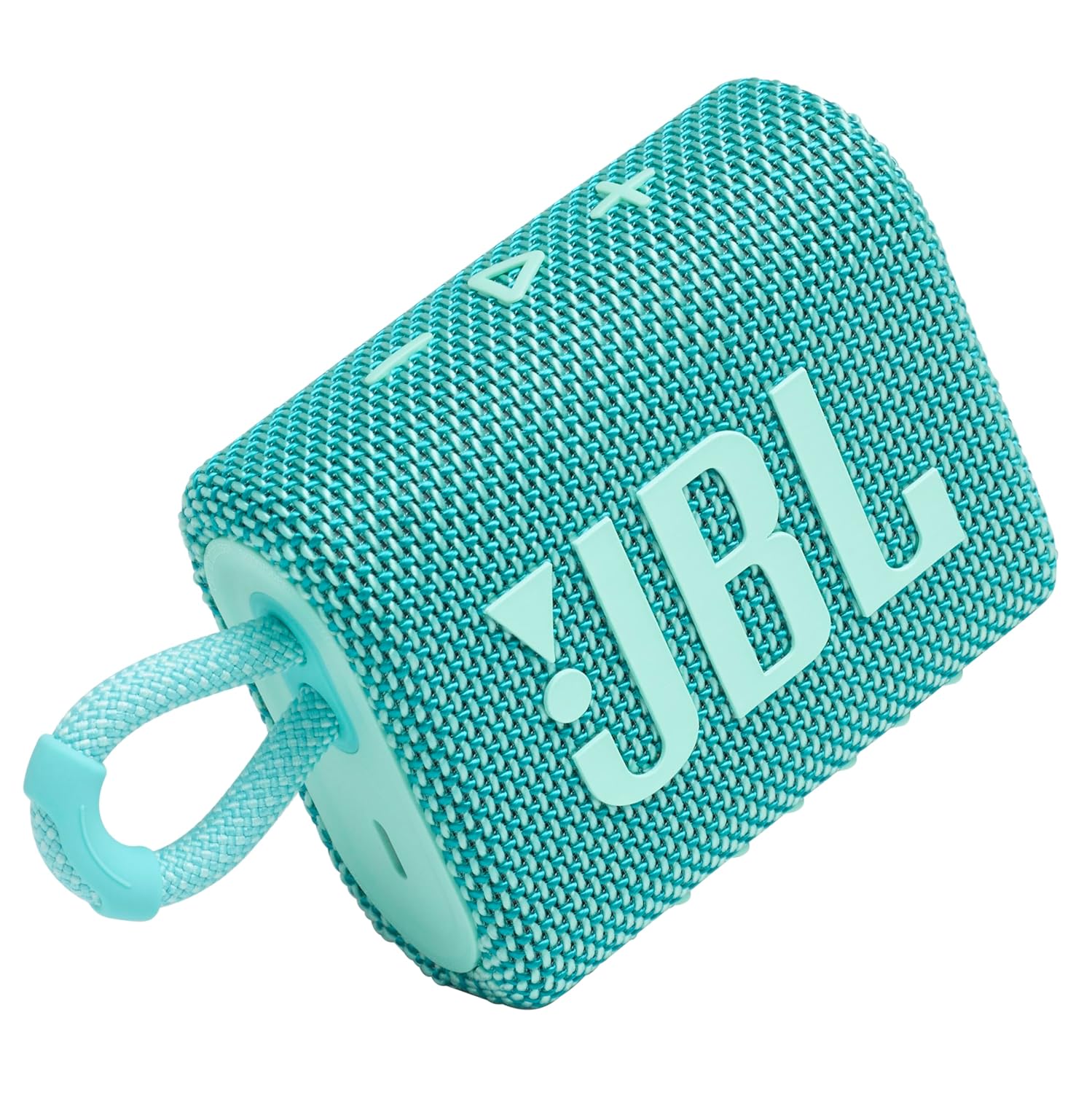 JBL Go 3 – Portable Mini Bluetooth Speaker, big audio and punchy bass, IP67 waterproof and dustproof, 5 hours of playtime, speaker for home, outdoor and travel (Teal)