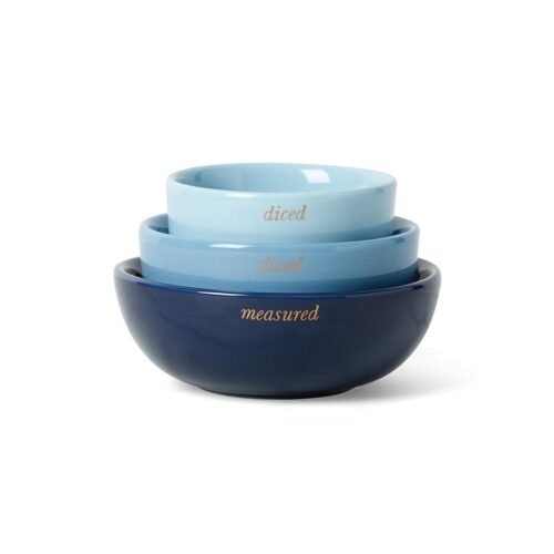 Kate Spade New York Make It Pop Prep Bowls, Set of 3, one size, Blue