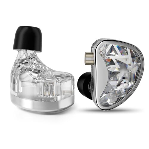 KZ AS24 IEM Earphones 24 Balanced Armature Drivers in Ear Monitor Headphones HiFi Earbuds Wired with Detachable 2Pin 0.75mm Cable for Stage Musicians Audiophile (Silver,...