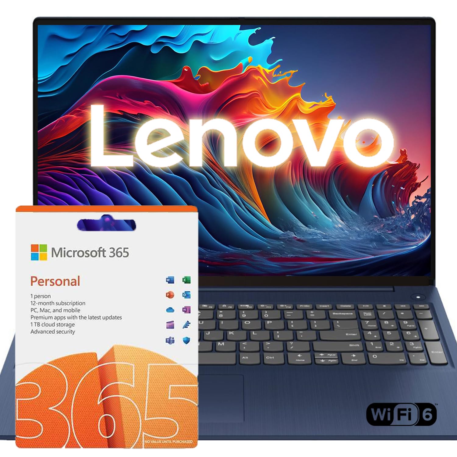 Lenovo 15.6″ IdeaPad 1 Laptop | 20GB RAM | Dual Storage: 1TB SSD + 128GB eMMC | Wi-Fi 6 | USB-C | 1-Year Microsoft Office 365 | Intel Dual-Core | HD Display | Windows 11 |…