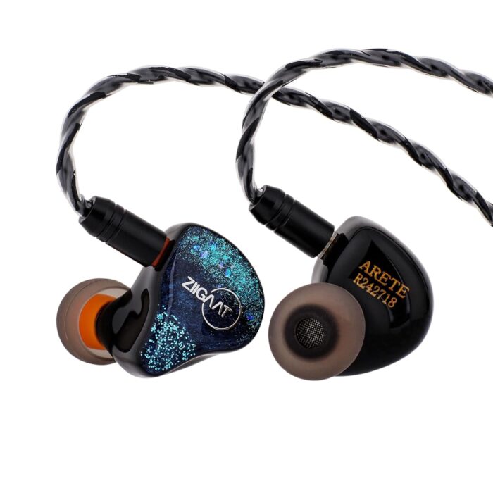 Linsoul ZiiGaat x Fresh Reviews Arete in Ear Monitor, 1DD+4BA Hybrid Earphone IEM, Wired Gaming Earbuds, Studio Monitor Tunning, with Detachable IEM Cable for Musician...