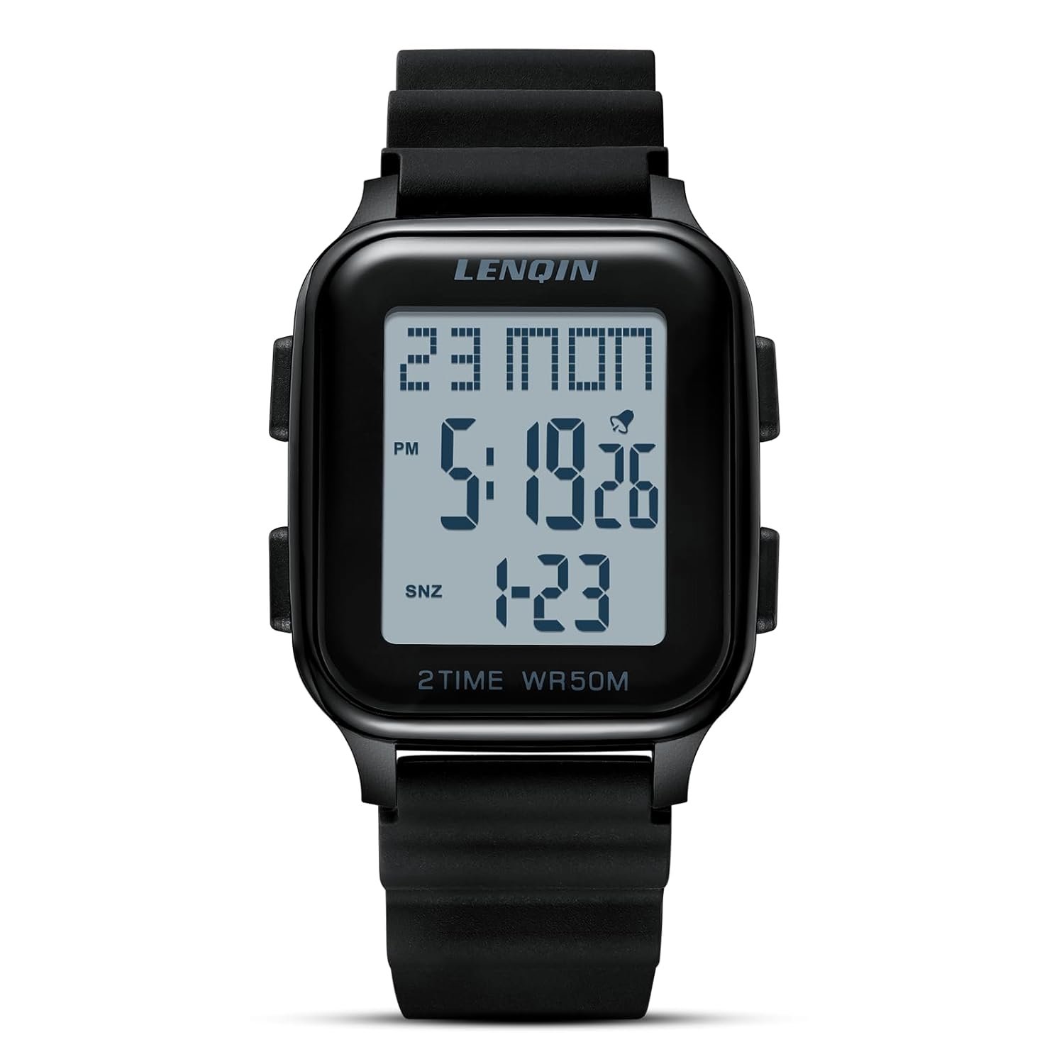 LN LENQIN Mens Watches Digital Watch Stopwatch Multi Function Electronic Movement 30M Weatherproof Sport Wrist Watches for Men with LED Backlight/Timer/Alarm/Date