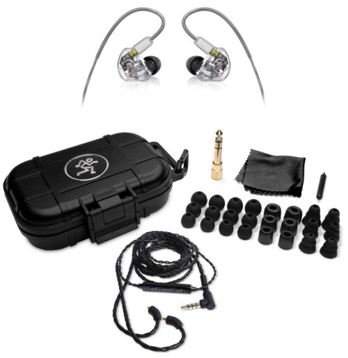 Mackie MP-460 Quad Balanced Armature Professional In-Ear Monitors+Hard Case