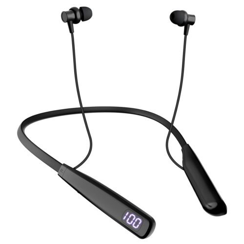 Neckband Bluetooth Earbuds, Wireless Bluetooth 5.3 Headphones 80Hrs Extra Long Playtime Stereo Bass in-Ear Headsets with Mic, IPX6 Waterproof Magnetic Earbuds, HD Sound for...