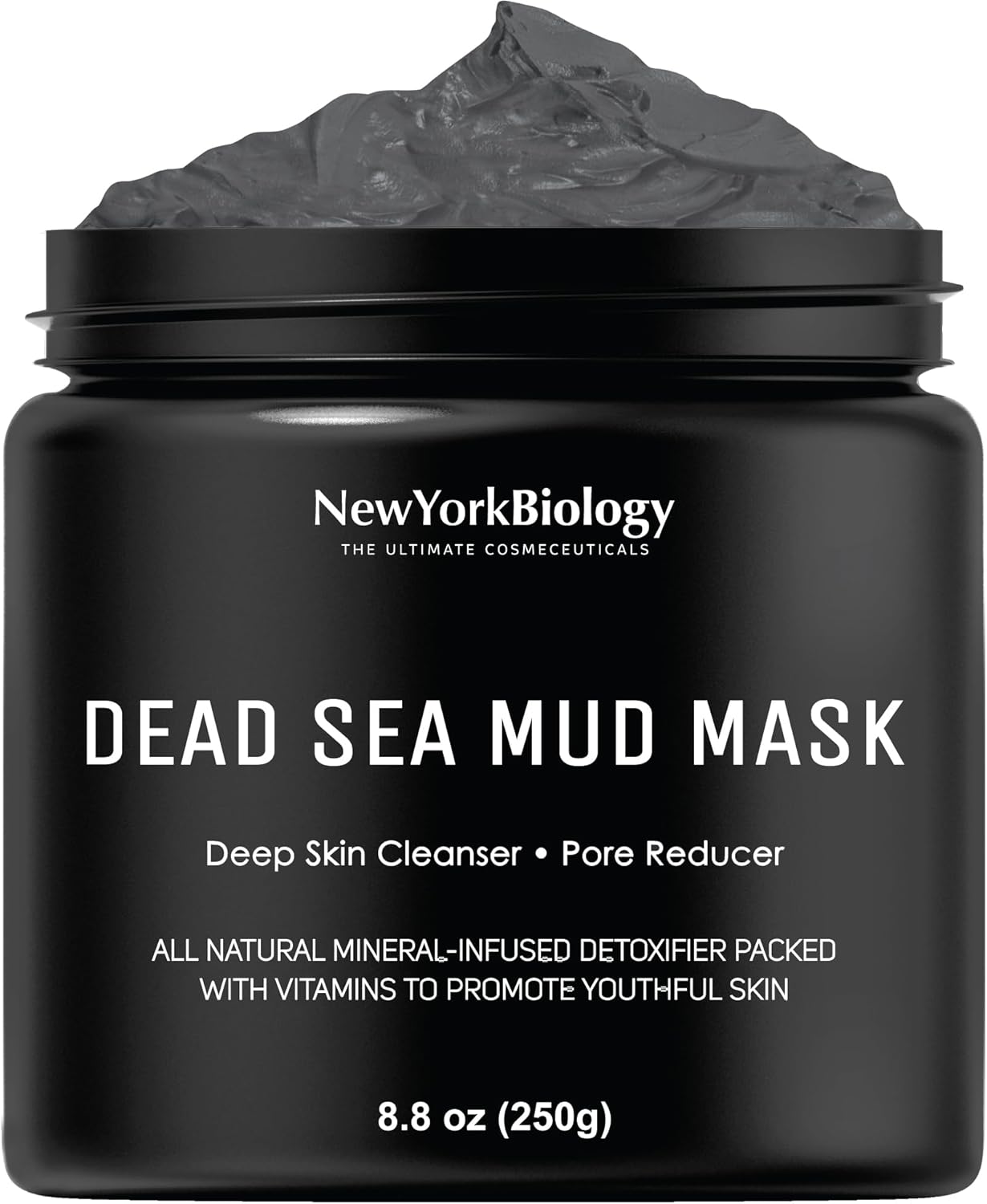 New York Biology Dead Sea Mud Mask for Face and Body – Spa Quality Pore Reducer for Acne, Blackheads & Oily Skin, Natural Skincare for Women, Men – Tightens Skin for A Healthier…