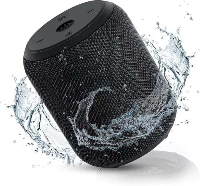 NOTABRICK Bluetooth Speakers, 15W Portable Speakers Bluetooth Wireless V5.0 with Stereo Sound, Active Extra Bass, IPX6 Waterproof Shower Speaker, Double Pairing, for Party, Home...
