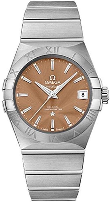Omega Men’s 12310382110001 Constellation Analog Display Swiss Automatic Silver Watch