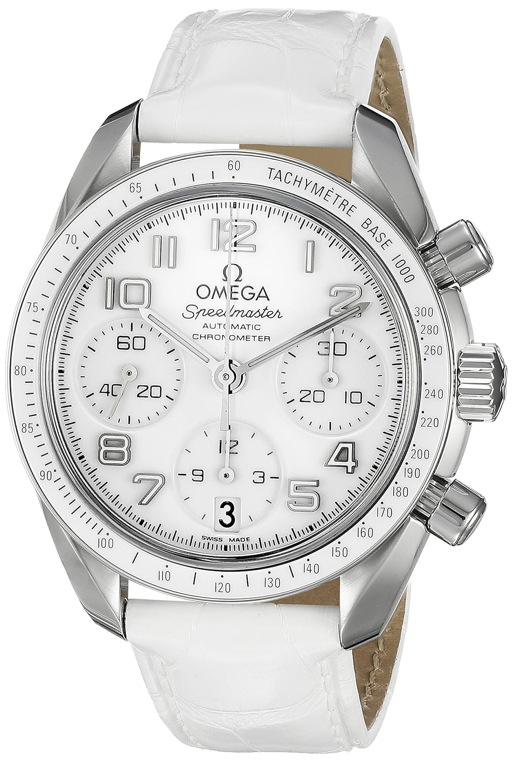 Omega Women’s 324.33.38.40.04.001 Speedmaster White Dial Watch