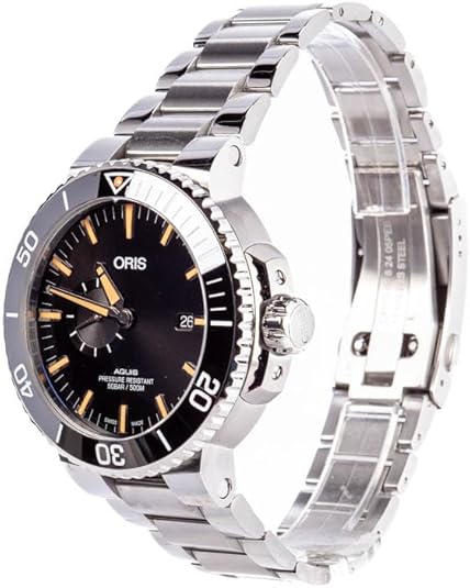 Oris Aquis Small Second, Date Black Dial Men’s Watch – Model Number: 01 743 7733 4159-07 8 24 05PEB