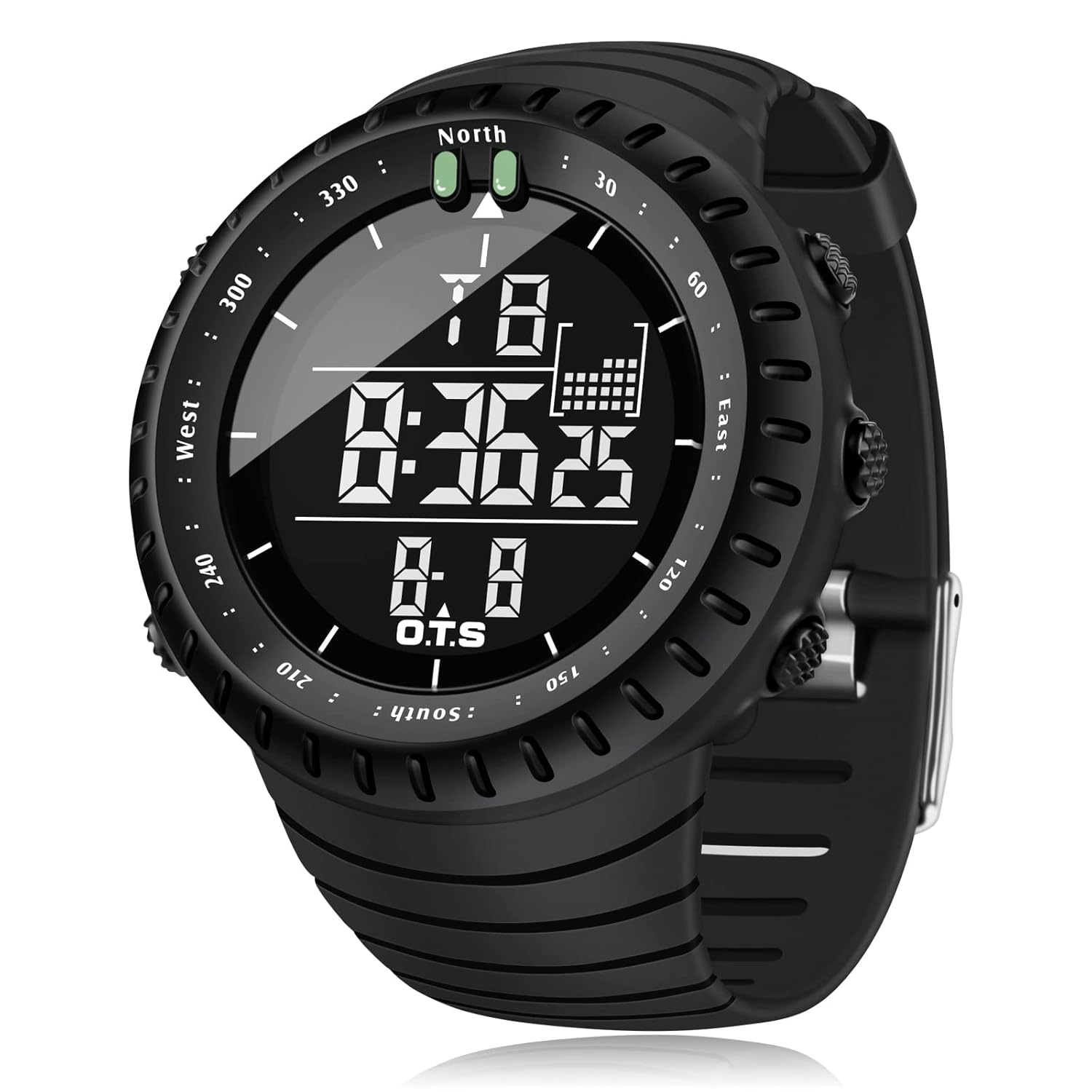 PALADA Men’s Digital Sports Watch Waterproof Tactical Watch with LED Backlight Watches for Men