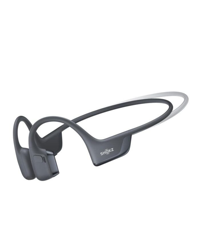SHOKZ New OpenRun Pro 2 - Open-Ear, Bone Conduction Sport Headphones - with Reflective Strip - Sweat Resistant, Workout Headphones - Secure, Wireless, Comfortable Fit-Deep Bass...