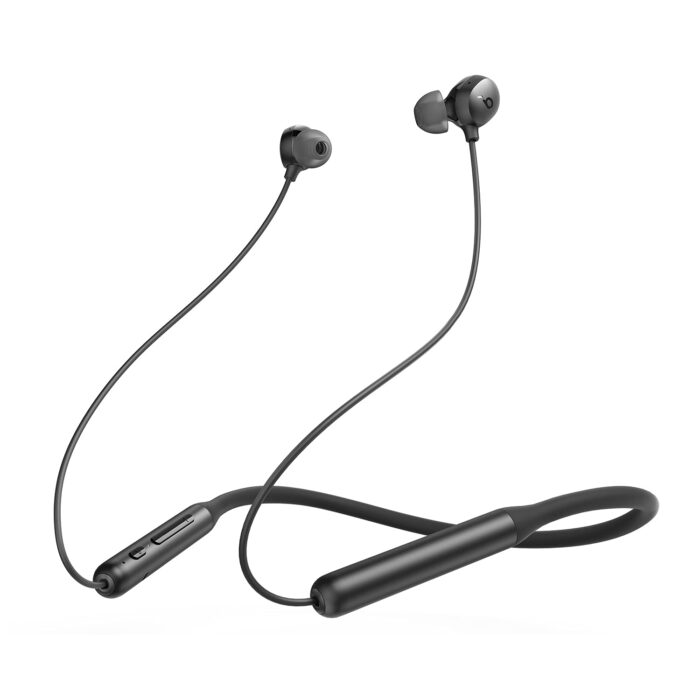 Soundcore by Anker Life U2i Wireless Neckband Headphones, 10mm Drivers with BassUp Technology, 24H Playtime, AI-Enhanced Calls, Foldable and Lightweight, IPX5 Water-Resistant,...