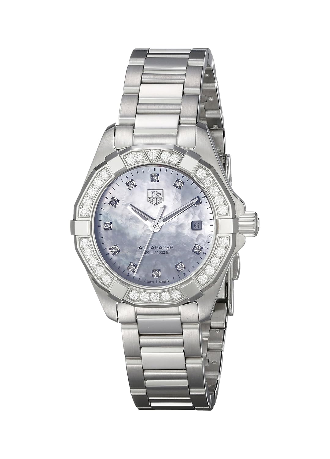 TAG Heuer Women’s WAY1414.BA0920 Analog Display Quartz Silver Watch