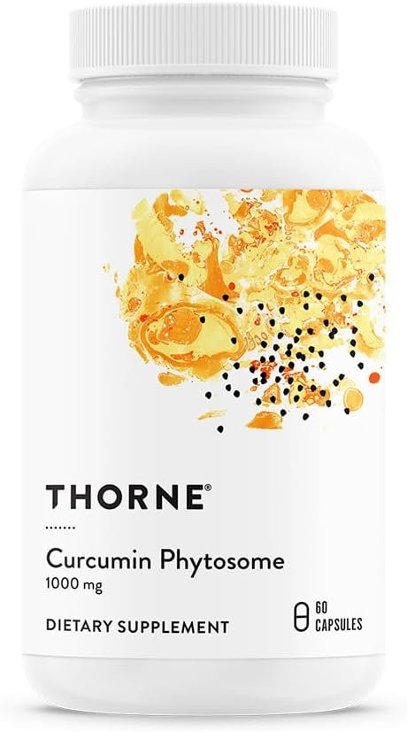 THORNE Curcumin Phytosome 1000 mg (Meriva) - Clinically Studied, High Absorption - Supports Healthy Inflammatory Response in Joints, Muscles, GI Tract, Liver, and Brain* - 60...
