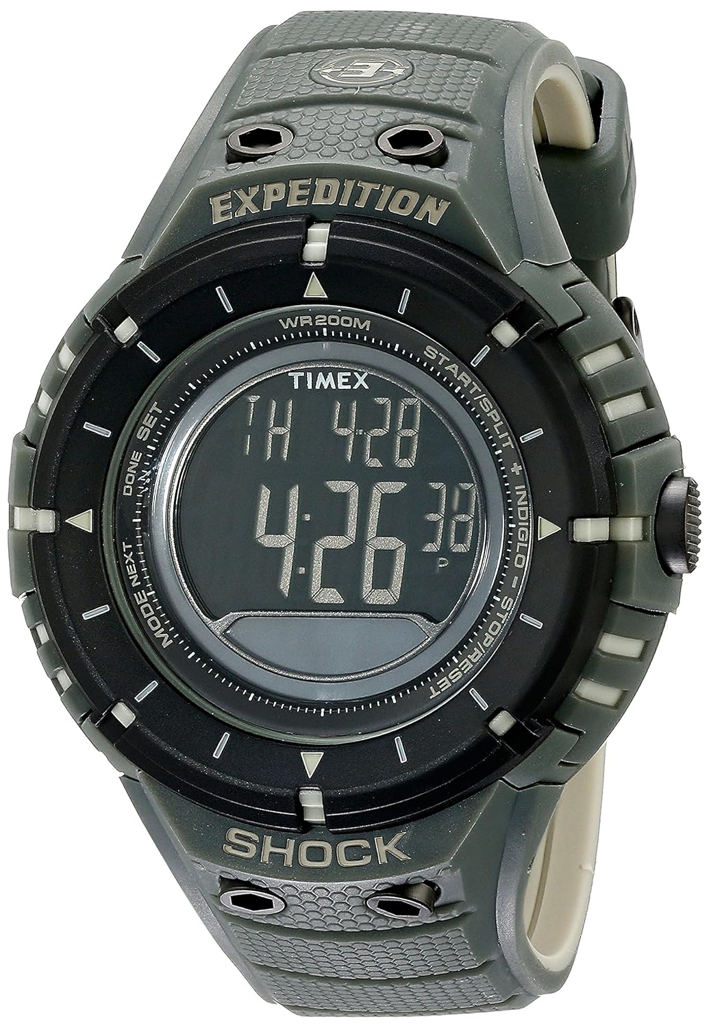 Timex Men’s T49612 Expedition Trail Series Black and Green Watch