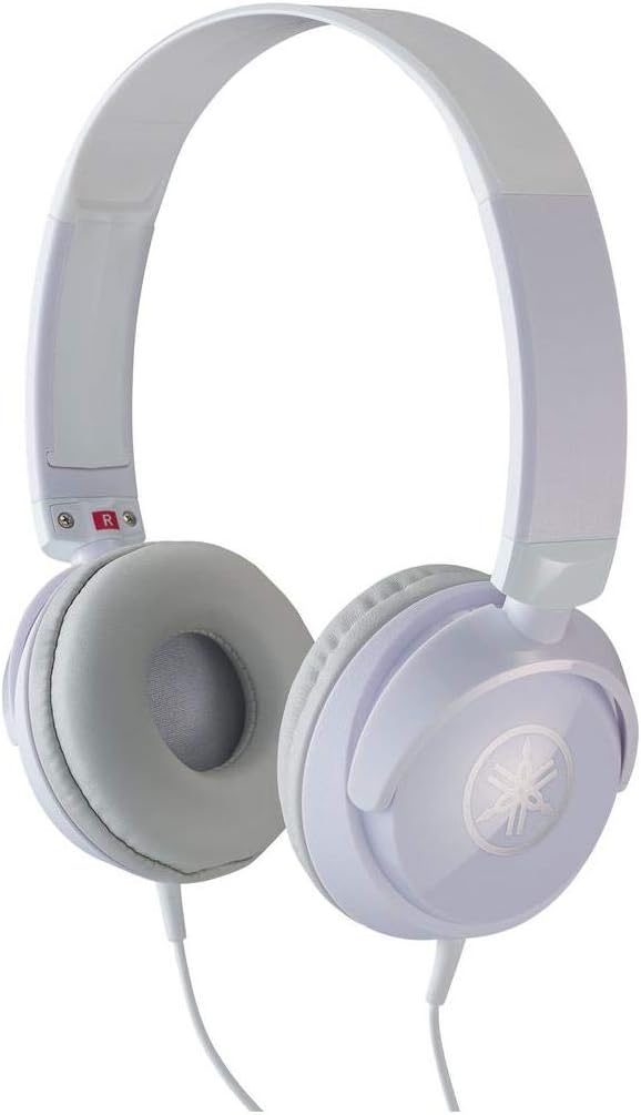 Yamaha HPH-50WH Compact Closed-Back Headphones, White