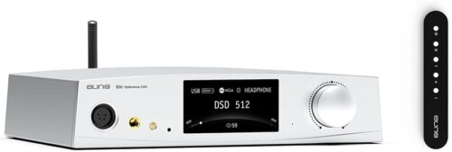 aune S9c Pro DAC with Headphone Amp,10MHz Clock Input, 32bit/768kHz/DSD512/MQA,Dual-DAC Chip, 6.35/XLR/4.4 Jack, PLL/Clock Sync Tech/Twin JFET, Bluetooth AAC/LDAC/aptX HD...