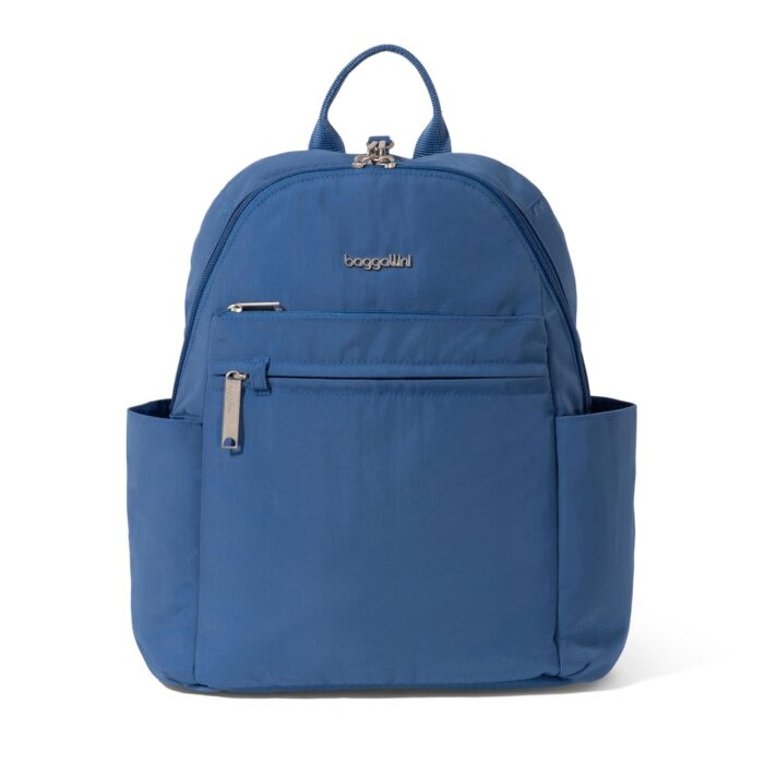 Baggallini Securtex® Anti-theft Vacation Travel Backpack 10x13 Slash-Resistant Nylon Daypack w/RFID