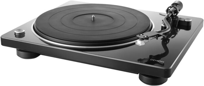 Denon DP-400 Semi-Automatic Analog Turntable with Speed Auto Sensor | Specially Designed Curved Tonearm | Supports 33 1/3, 45, 78 RPM (Vintage) Speeds | Modern Looks, Superior...