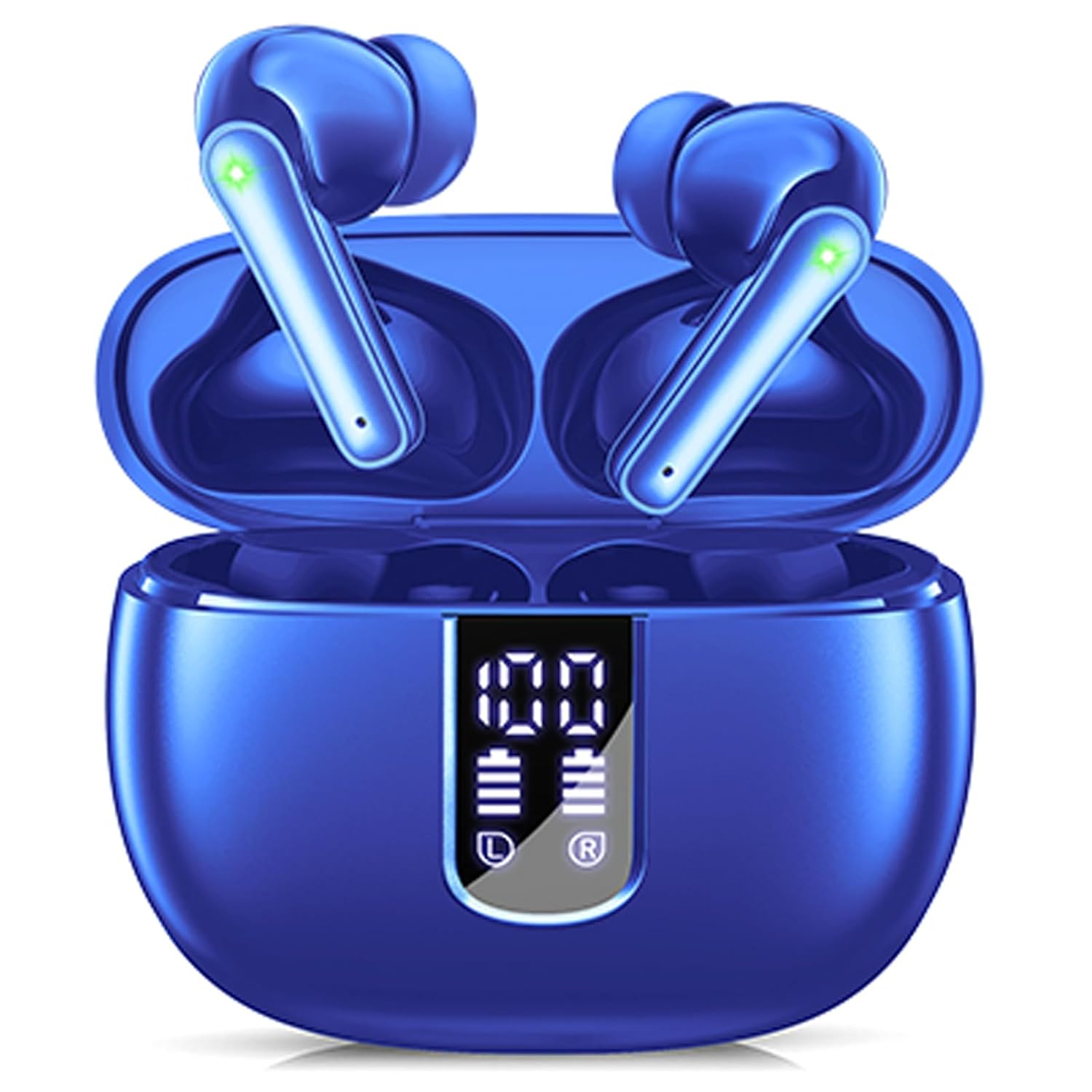 Ear Buds Wireless Earbuds – Bluetooth 5.3 Headphones (48H Playback) Built in Mic with LED Display Charging Case, IP7 Waterproof Earphone for iPhone Andriod Phones Laptop Sports…