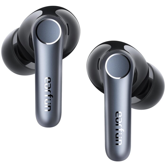 EarFun Air Pro 4 Adaptive Hybrid Noise Canceling Wireless Earbuds, Qualcomm Snapdragon Sound, aptX™ Lossless, 6 Mics AI CVC 8.0 Call, LDAC Hi-Res Audio, 52H Playtime, Bluetooth...