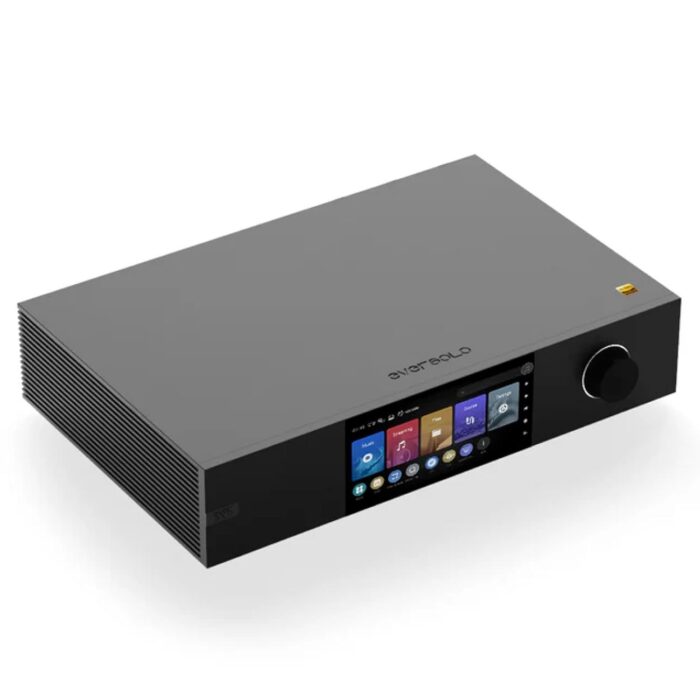 EVERSOLO DMP-A8 Music Streamer,DAP,DAC,Preamp,4GDDR4 +64GeMMC AK4191EQ+AK4499EX,ARC Input,IIS Output,UV Meters,spectrums,Parametric EQ,Pre AMP+10dB Analog gain,DSD512...