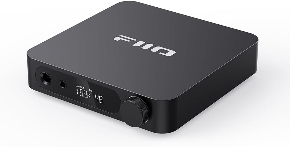FIIO K11 Desktop 1400W Power Balanced Headphone DAC & Amplifier 384kHz/24Bit DSD256 for Home Audio/PC 6.35mm/4.4mm/RCA/Coaxial/Optical (Black)