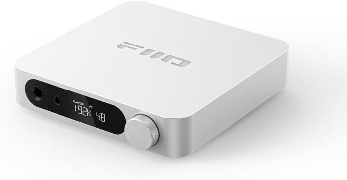 FiiO K11 Desktop 1400W Power Balanced Headphone DAC & Amplifier 384kHz/24Bit DSD256 for Home Audio/PC 6.35mm/4.4mm/RCA/Coaxial/Optical (Silver)