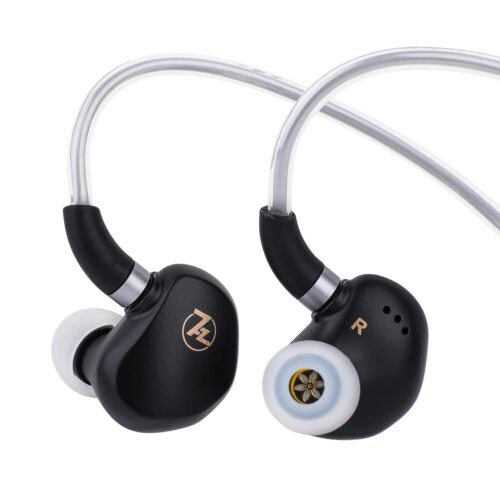 Linsoul 7HZ G1 in-Ear Monitor, 10mm DLC Diaphragm Dynamic Driver IEM Earphone, Wired Gaming Earbuds with Detachable OFC Silver-Plated Cable for Musician Audiophile (Without Mic)