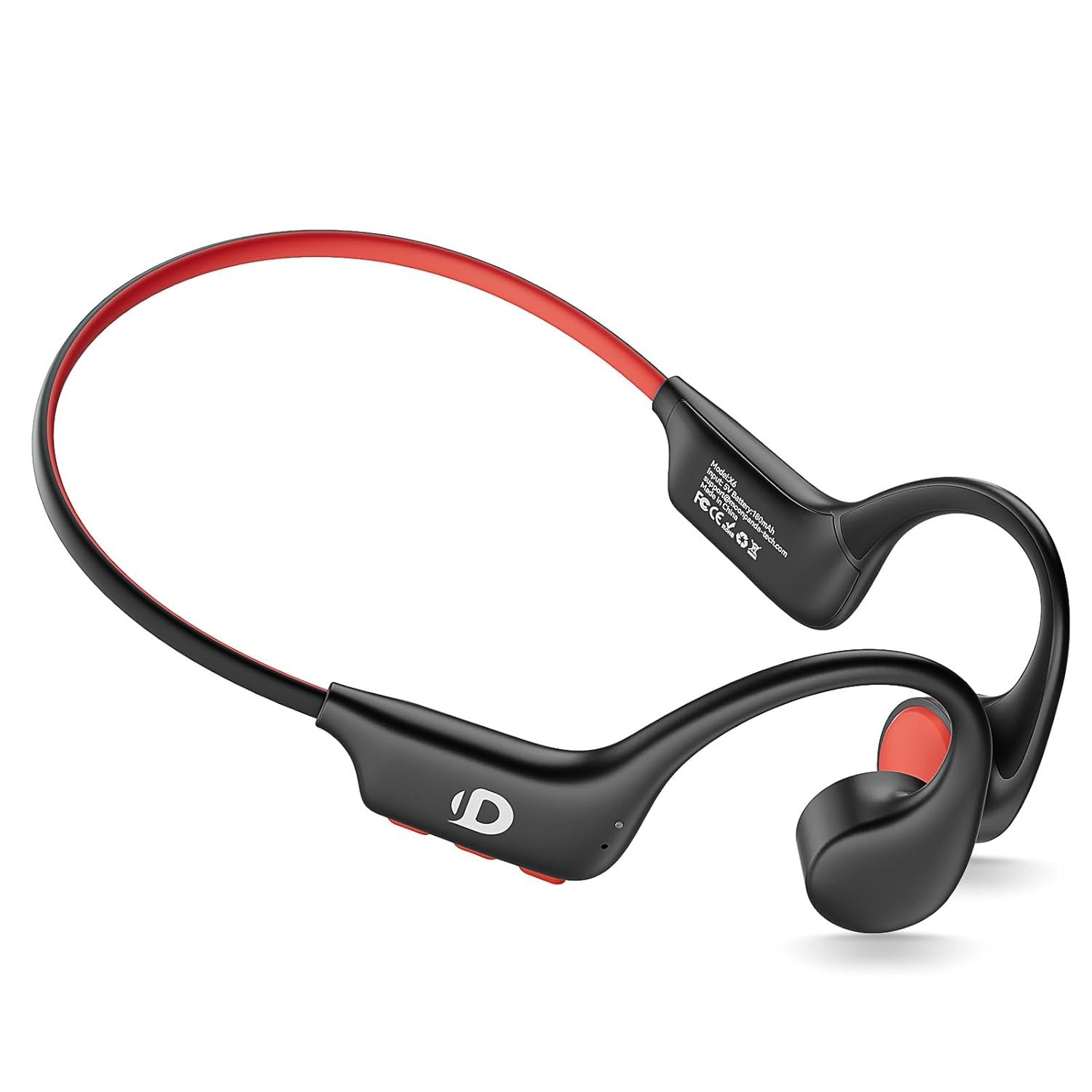 Open Ear Sport Headphones, Wireless Bone Conduction Earphones, Built-in 32GB MP3,with Mic, IP68, Sweat & Water Resistant, Up to 8 Hours Battery, Bluetooth 5.3,for Running,Workouts