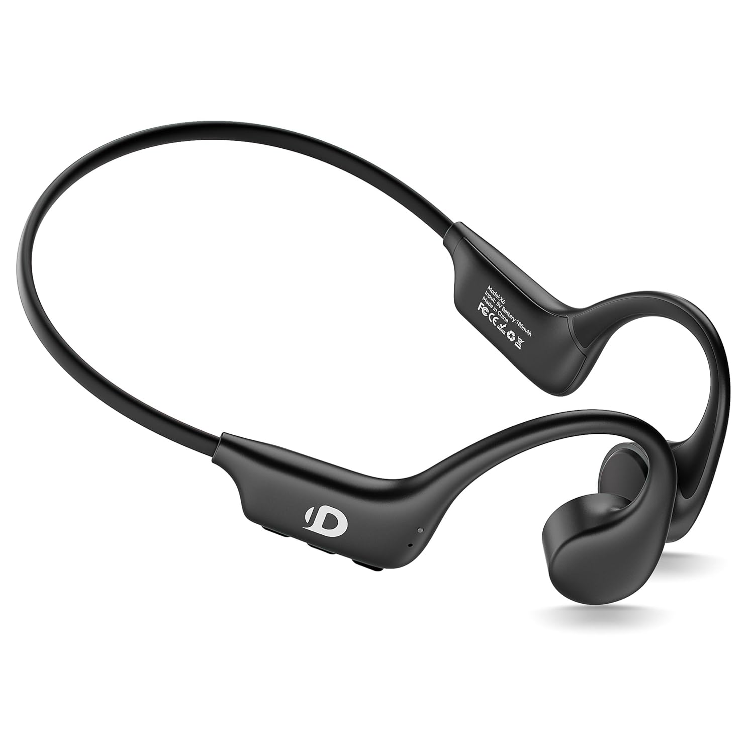 Open Ear Sport Headphones, Wireless Bone Conduction Earphones, Built-in 32GB MP3,with Mic, IP68, Sweat & Water Resistant, Up to 8 Hours Battery, Bluetooth 5.3,for Running,Workouts