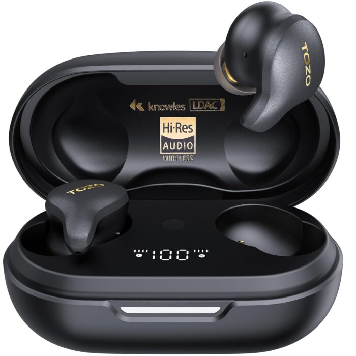 TOZO Golden X1 Wireless Earbuds Balanced Armature Driver and Hybrid Dynamic Driver, Bluetooth Headphones OrigX Pro, LDAC & Hi-Res Audio Wireless, Environment & Active Noise...