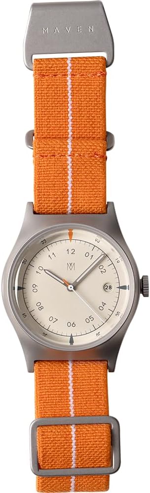 38x40mm Mens Japanese Miyota Automatic Military Field Watches with Double Domed Sapphire Crystal Glass