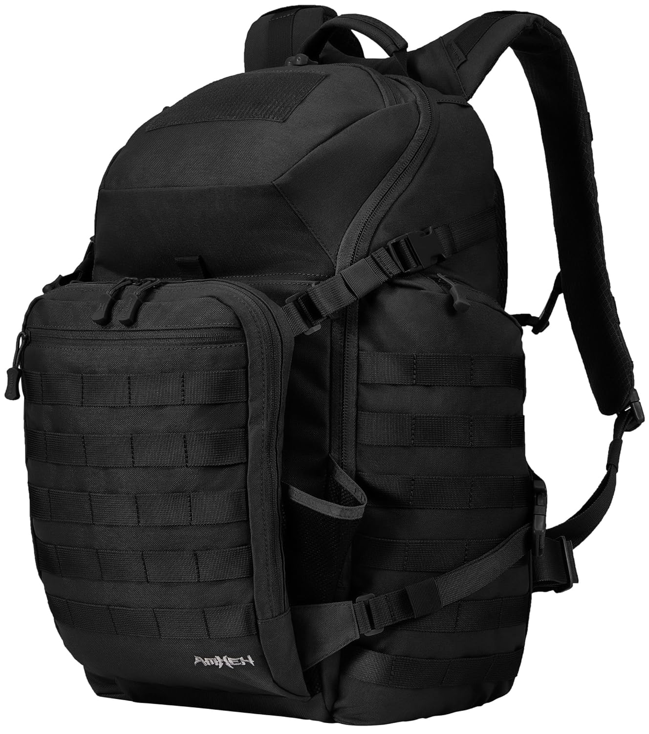 52L Tactical Backpack Military Molle Assault Pack – 3 Day Bugout Survival Rucksack, Hydration Compatible, Black
