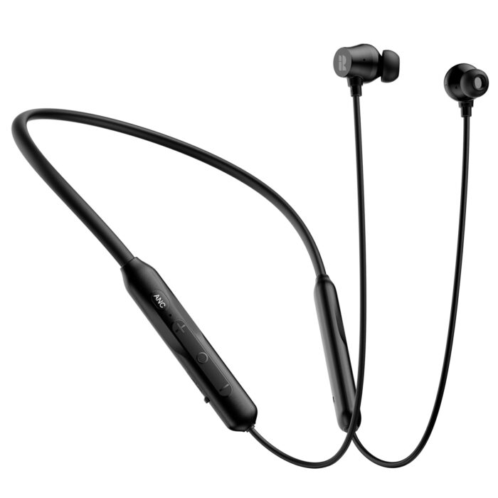 Active Noise Cancelling Headphones, Wireless V5.3 Bluetooth Headphones with 3 AI Mics ENC, In-ear Magnetic Neckband Earbuds 60Hrs Playtime, IPX6 Sweatproof ANC Earphones for...