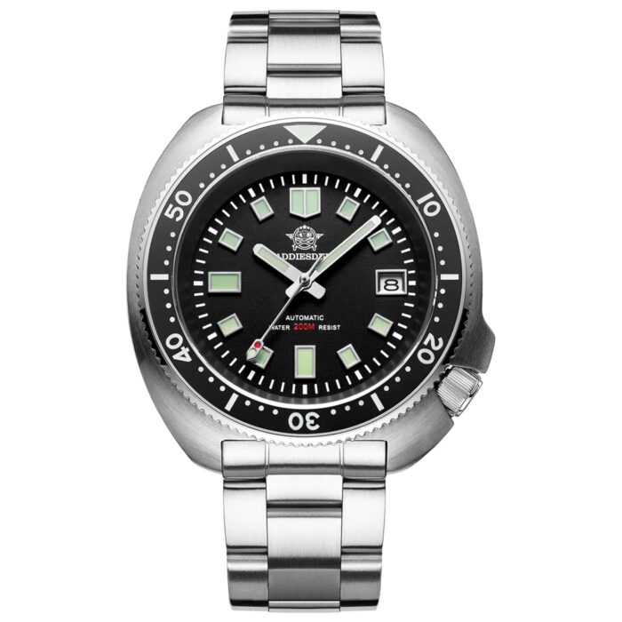 ADDIESDIVE Automatic Diver 200 M Mens Watch Luminescent Mechanical NH35A Analog Stainless Steel