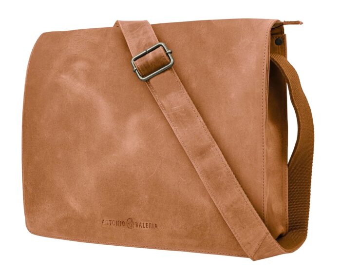 Antonio Valeria Albert Premium Leather Messenger Bag for Men