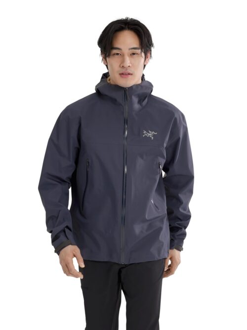 Arc'teryx Beta Jacket Men's | Gore-Tex ePE Shell, Maximum Versatility Waterproof Hiking and Rain Jacket | Black Sapphire, Medium