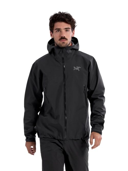 Arc'teryx Beta Jacket Men's | Gore-Tex ePE Shell, Maximum Versatility Waterproof Hiking and Rain Jacket | Black, Medium