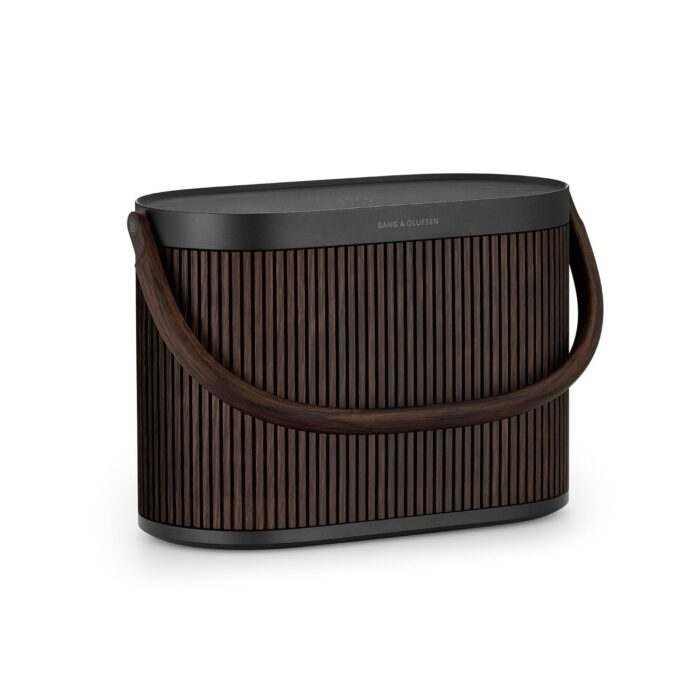 Bang & Olufsen Beosound A5 - Portable Bluetooth Speaker with Wi-Fi Connection, Carry-Strap, Dark Oak