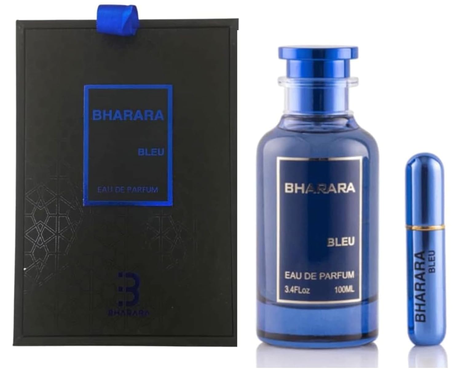Bharara Bleu Pour Homme Eau De Parfum For Men 3.4 oz / 100 ML