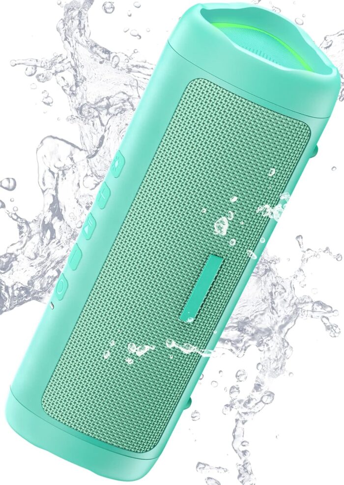 Bluetooth Speaker, IPX5 Waterproof Speaker with HD Sound, Up to 20H Playtime, TWS Pairing, BT5.3, Portable Wireless Speakers for Home/Party/Outdoor/Beach, Electronic Gadgets,...