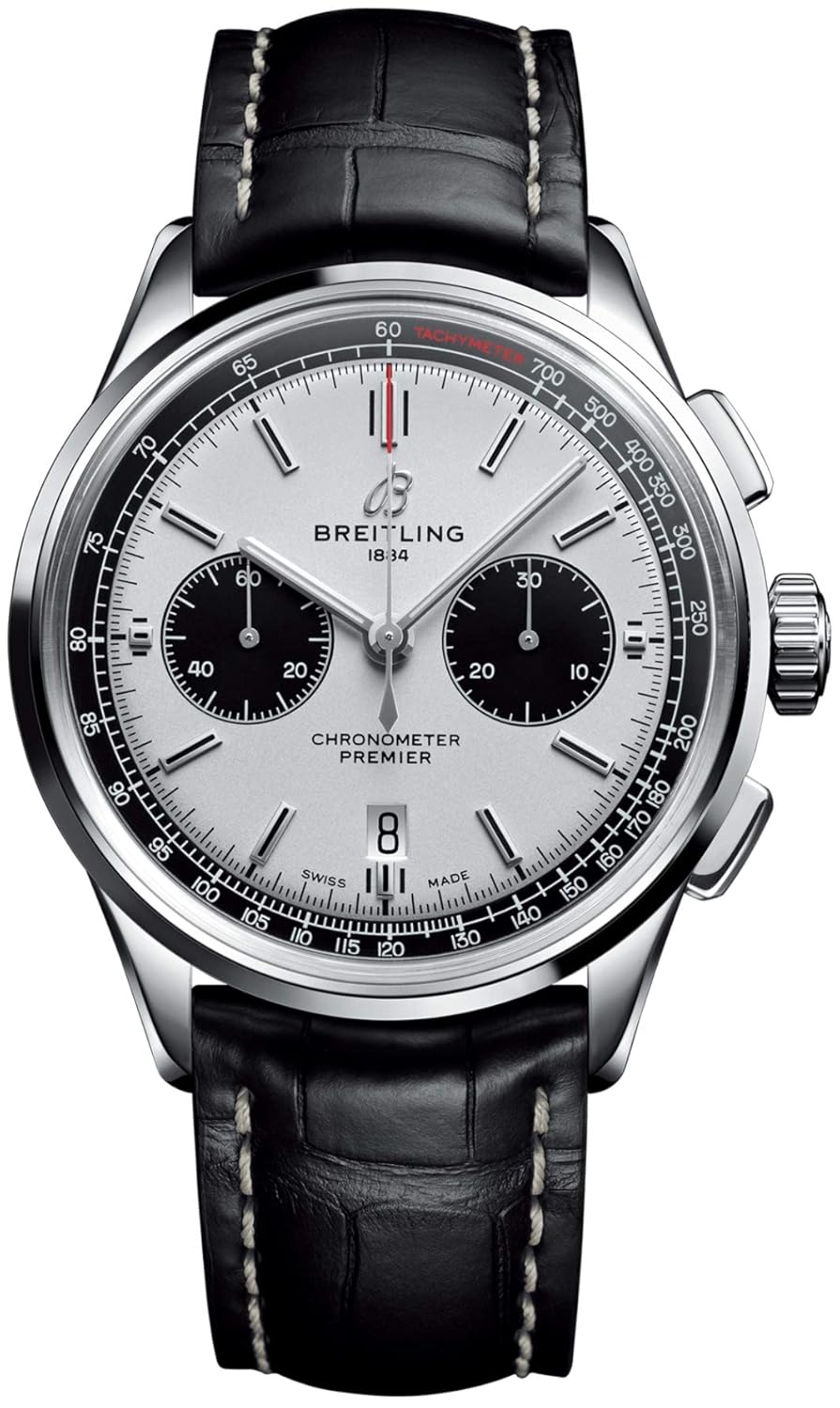 Breitling Premier B01 Panda Dial Chronograph 42mm, with Deployant Buckle AB0118221G1P1