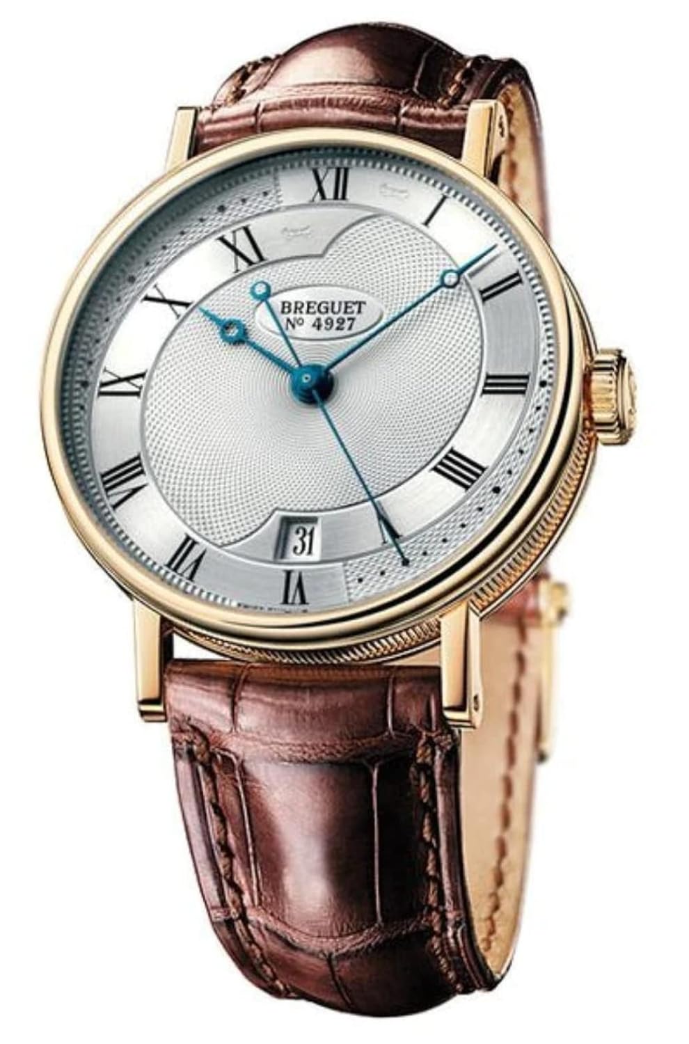 Classique Automatic Silver Dial Men’s Leather Watch 5197BA/15/986