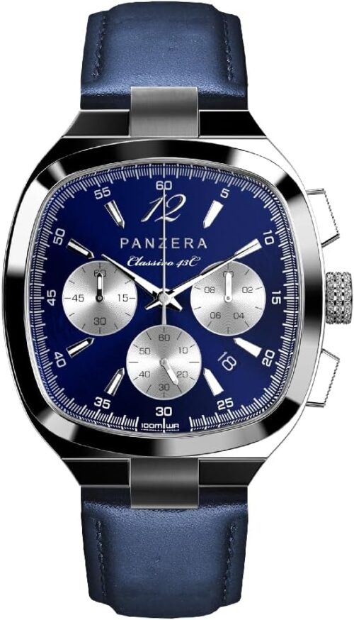 Classivo 43C Stainless Steel Luxury Watch for Men - Analog Luxury Time Piece - Quartz Chronograph Wrist Watches for Men - Designed & Assembled in Australia