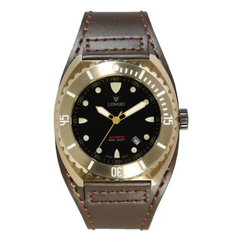 Dive Watch,500m Automatic Diver Watches for Men with Sapphire Crystal_Zhuke Bronze Watch
